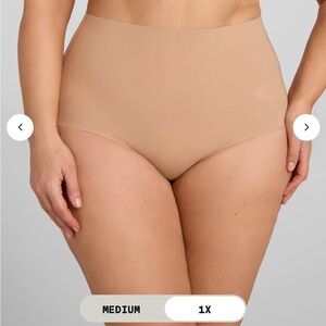 Honeylove Mid-Waist Brief in Tan NWT